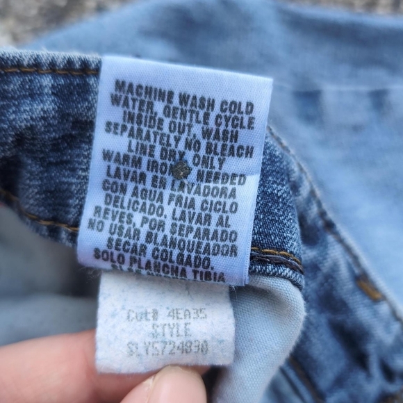 🔥4/$40 Vintage l.e.i bootcut jeans plus size 18 average button fly - Picture 5 of 8